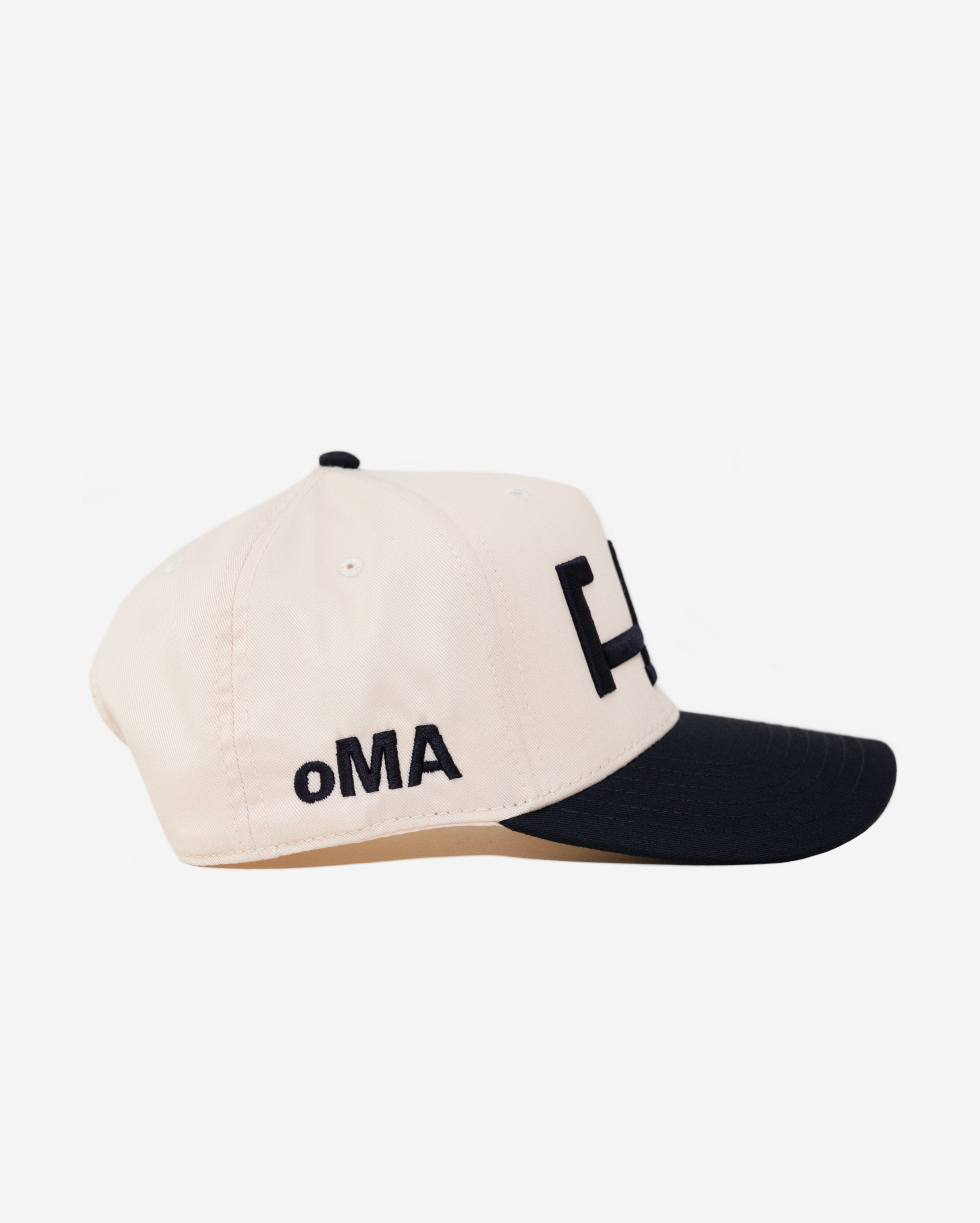 LoS ANGELES HAT CURVED BRIM (CRM/BLK)