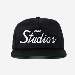 oMA STUDIOS THRoWBACK HAT (BLACK)