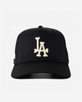 LoS ANGELES BoNES HAT CURVED BRIM (BLK/CREAM)