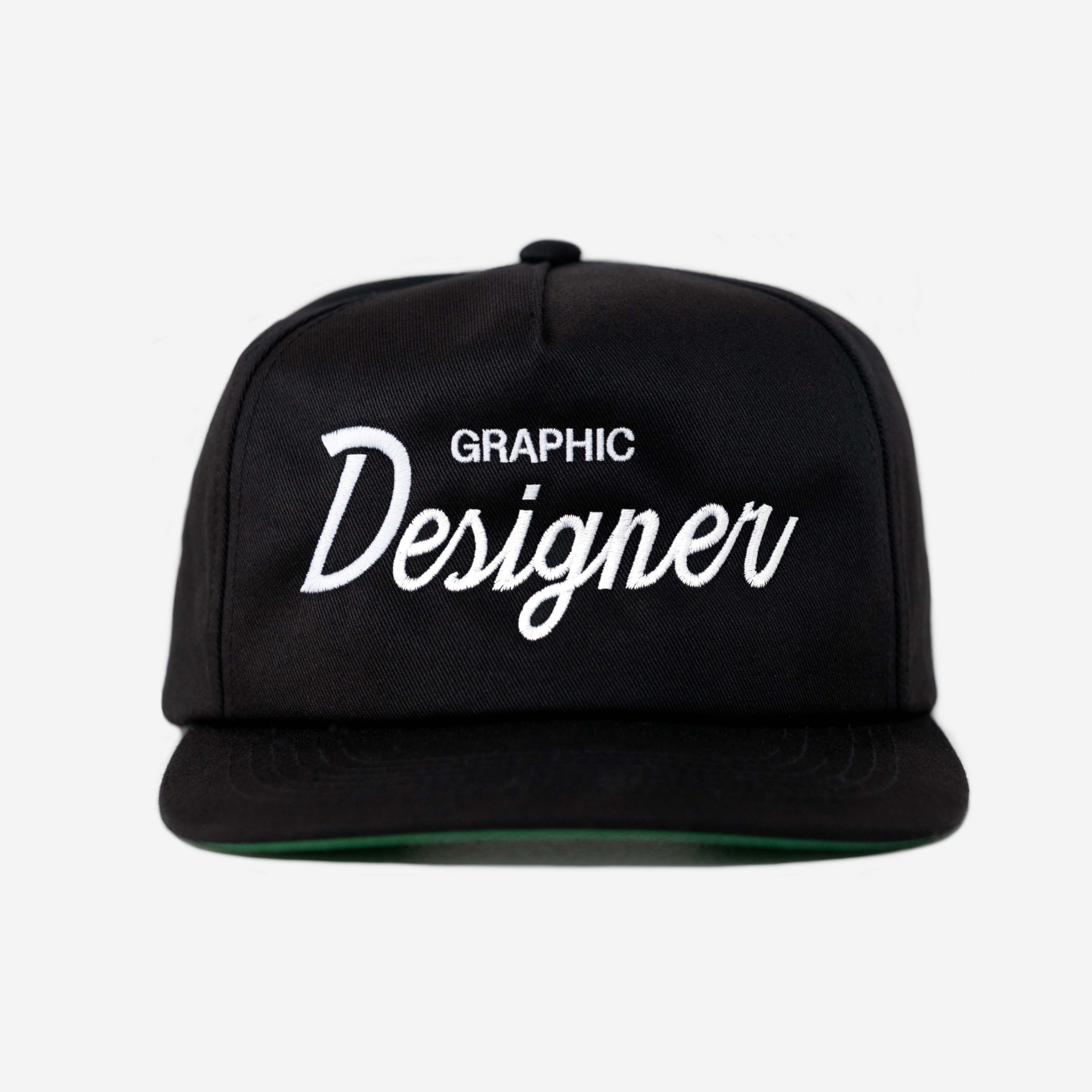 GRAPHIC DESIGNER THRoWBACK HAT (BLACK)