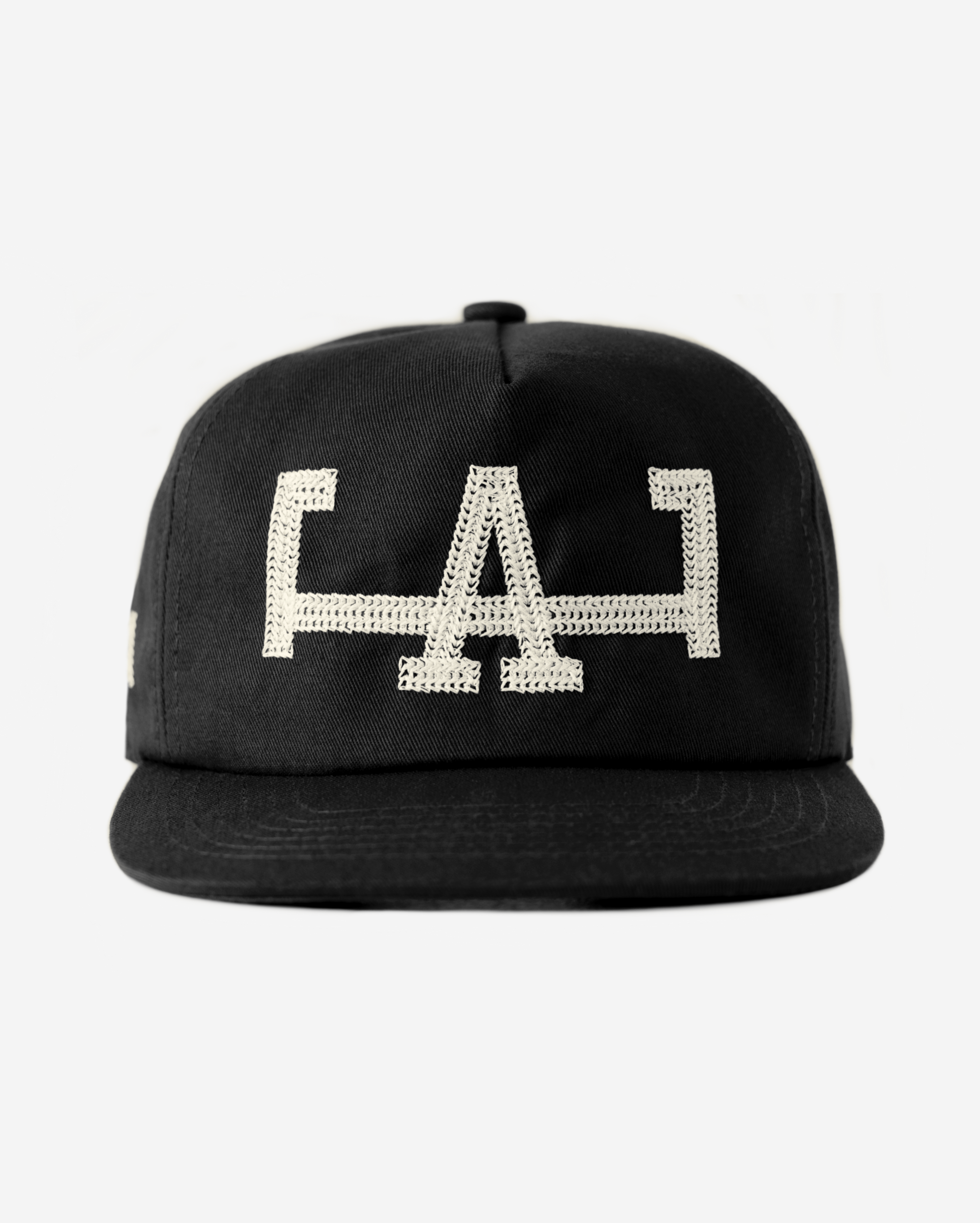 LoS ANGELES CHAIN STITCH HAT (BLACK)