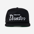 CREATIVE DIRECToR THRoWBACK HAT (BLACK)
