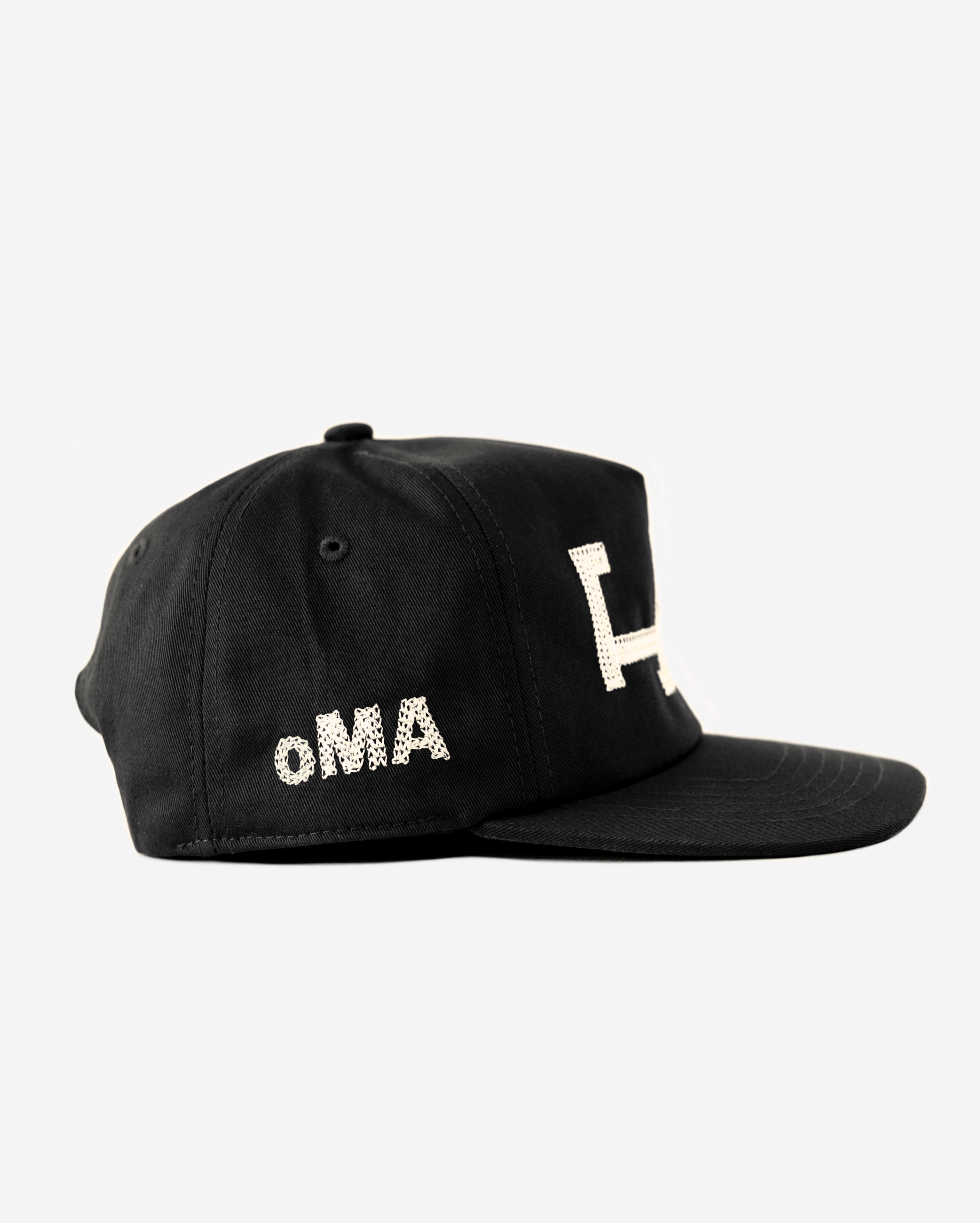 LoS ANGELES CHAIN STITCH HAT (BLACK)