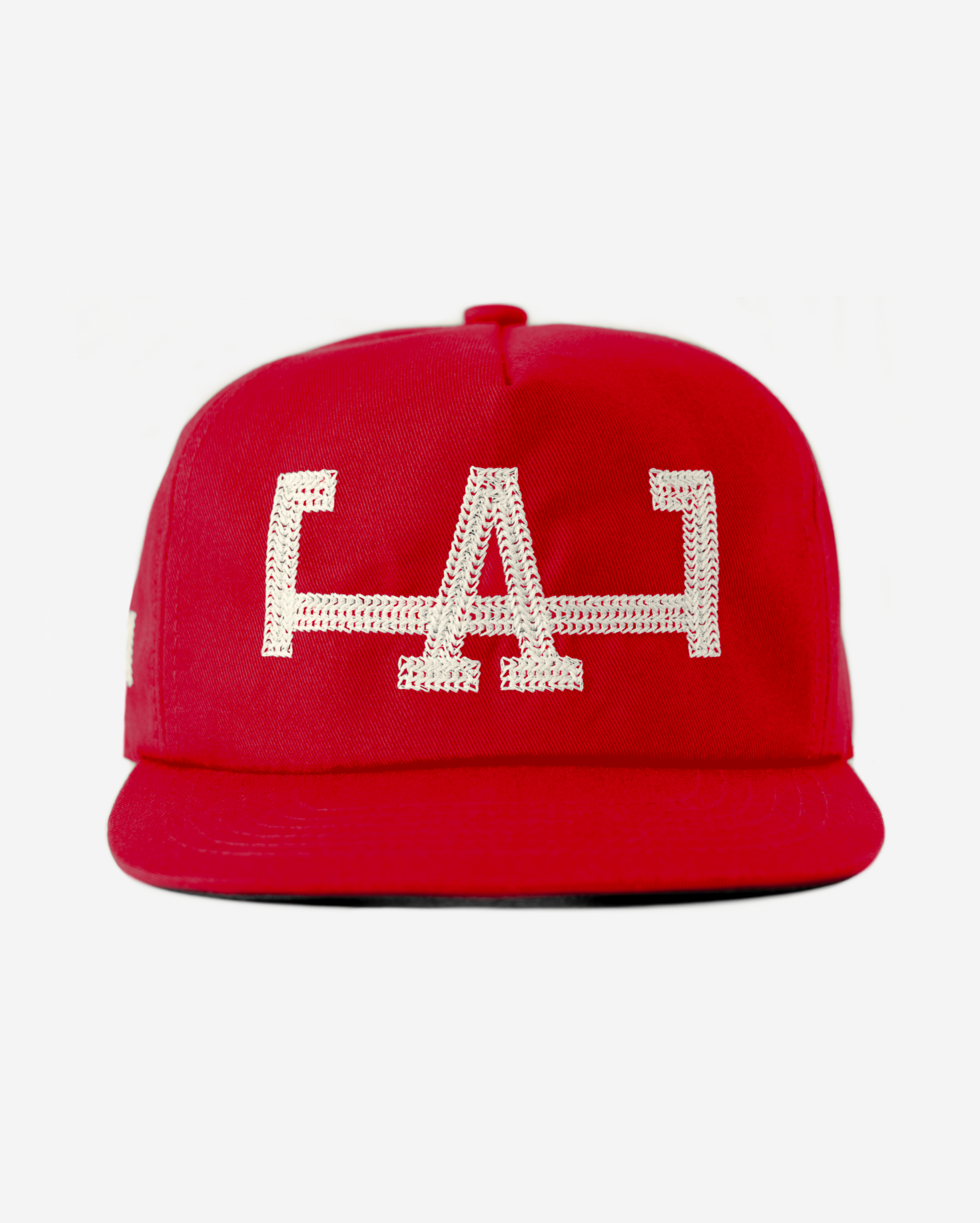 LoS ANGELES CHAIN STITCH HAT (RED)