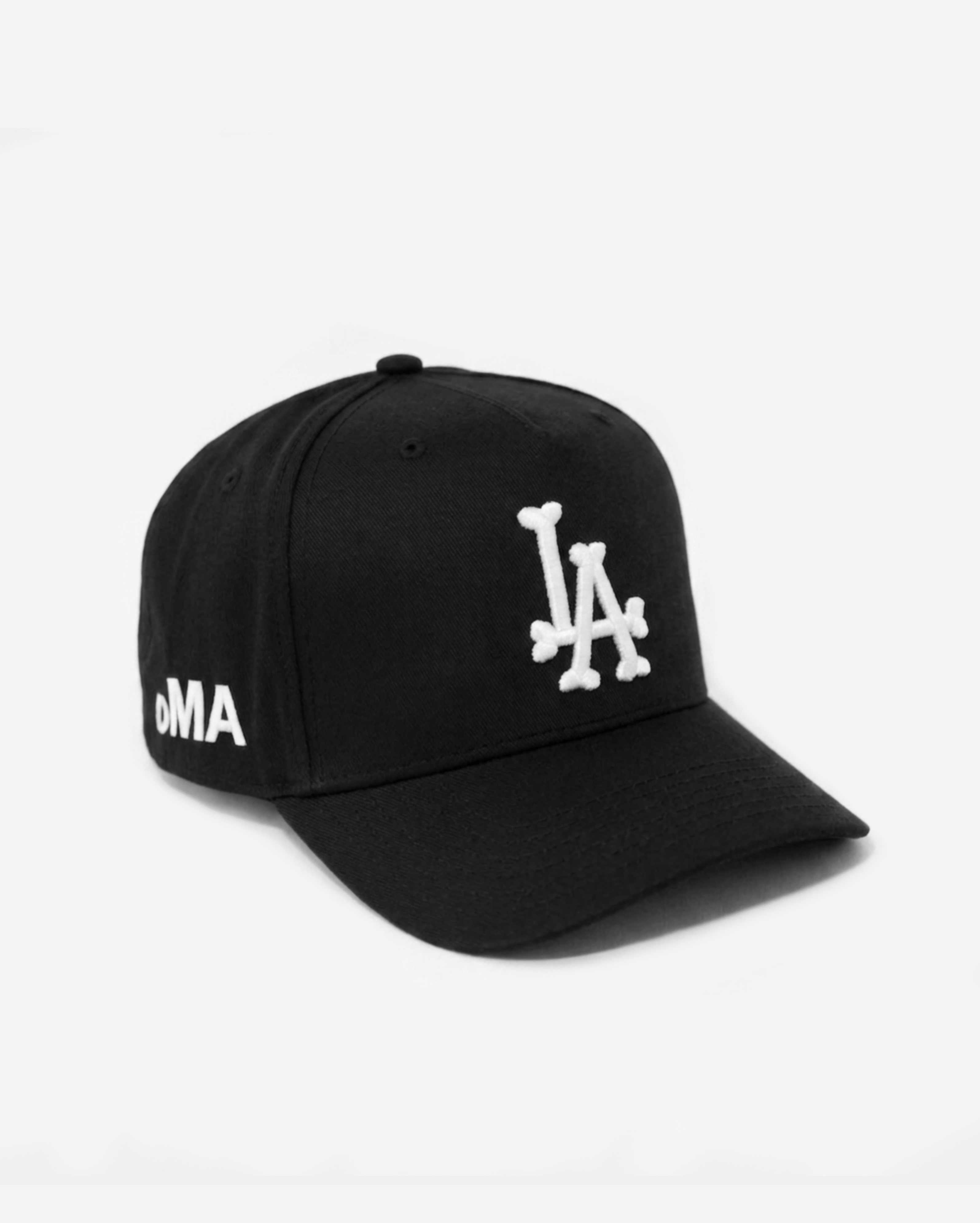 LoS ANGELES BoNES HAT CURVED BRIM (BLACK)