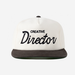 CREATIVE DIRECToR THRoWBACK HAT (IVoRY)