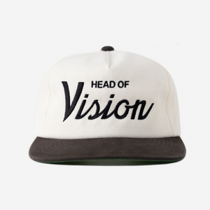 HEAD oF VISIoN THRoWBACK HAT (IVoRY)