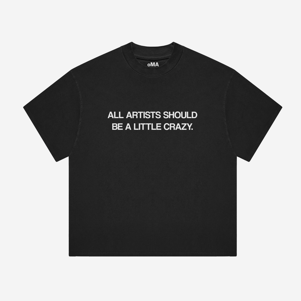 CRAZY ARTIST TEE (BLACK)