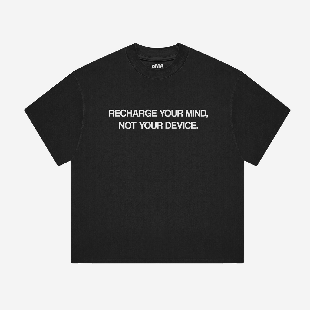 RECHARGE TEE (BLACK)
