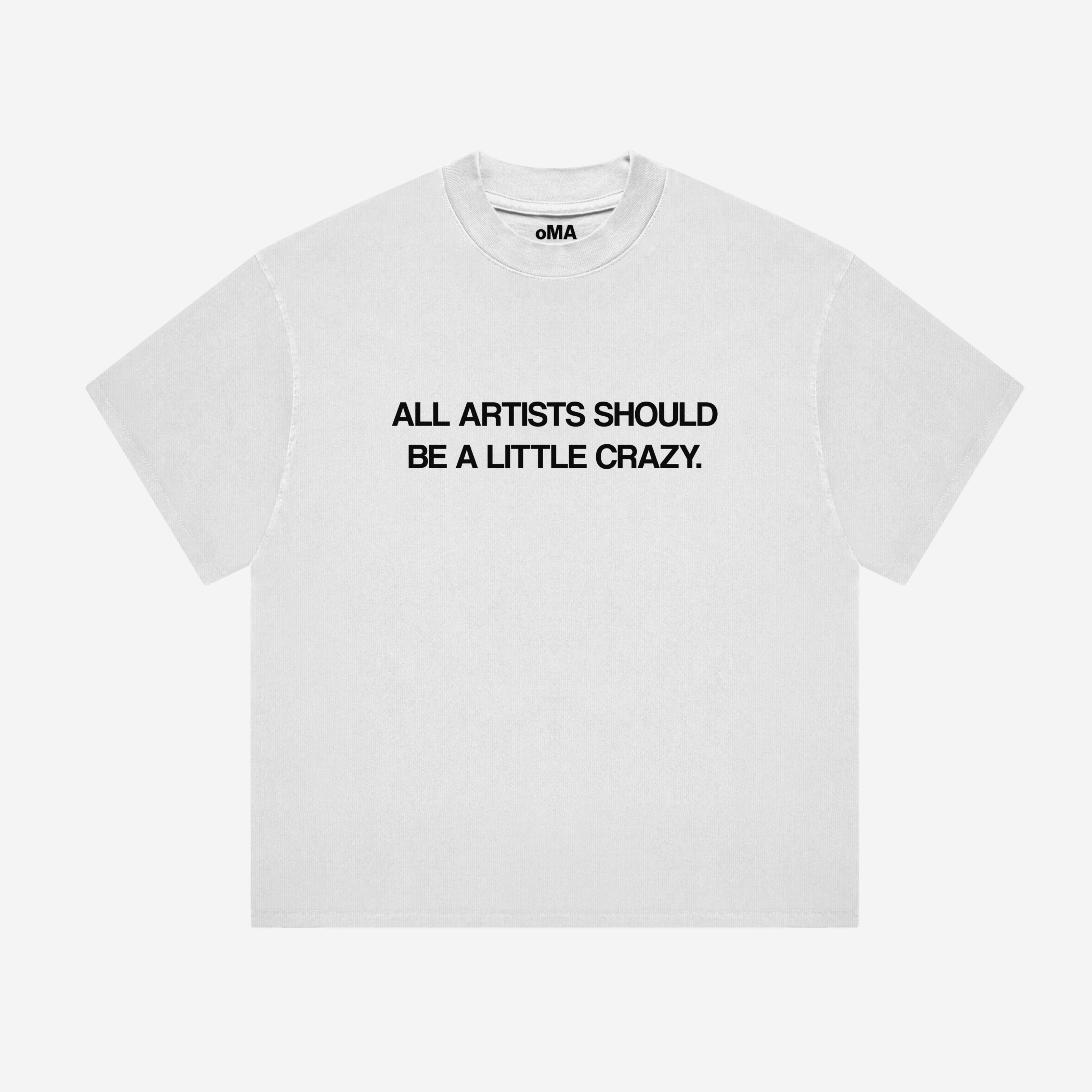 CRAZY ARTIST TEE (WHITE)
