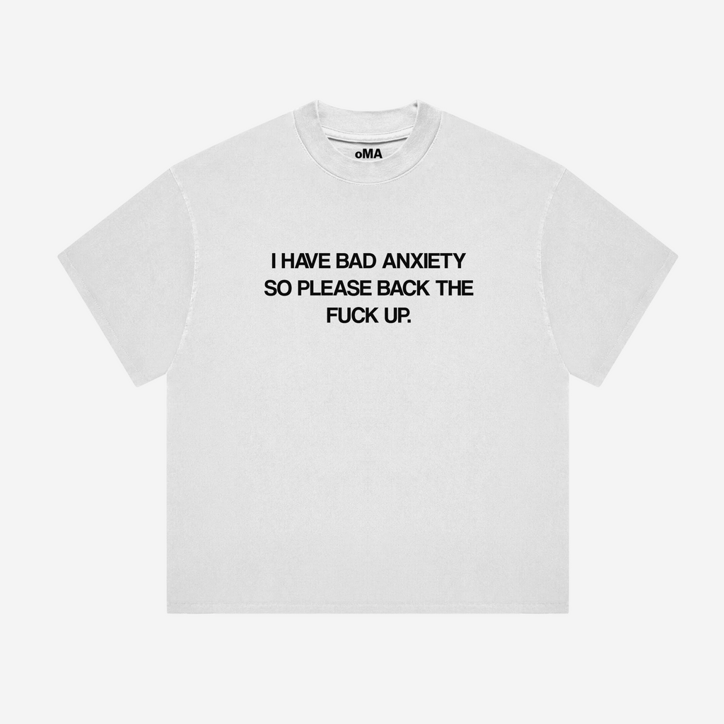 ANXIETY TEE (WHITE)