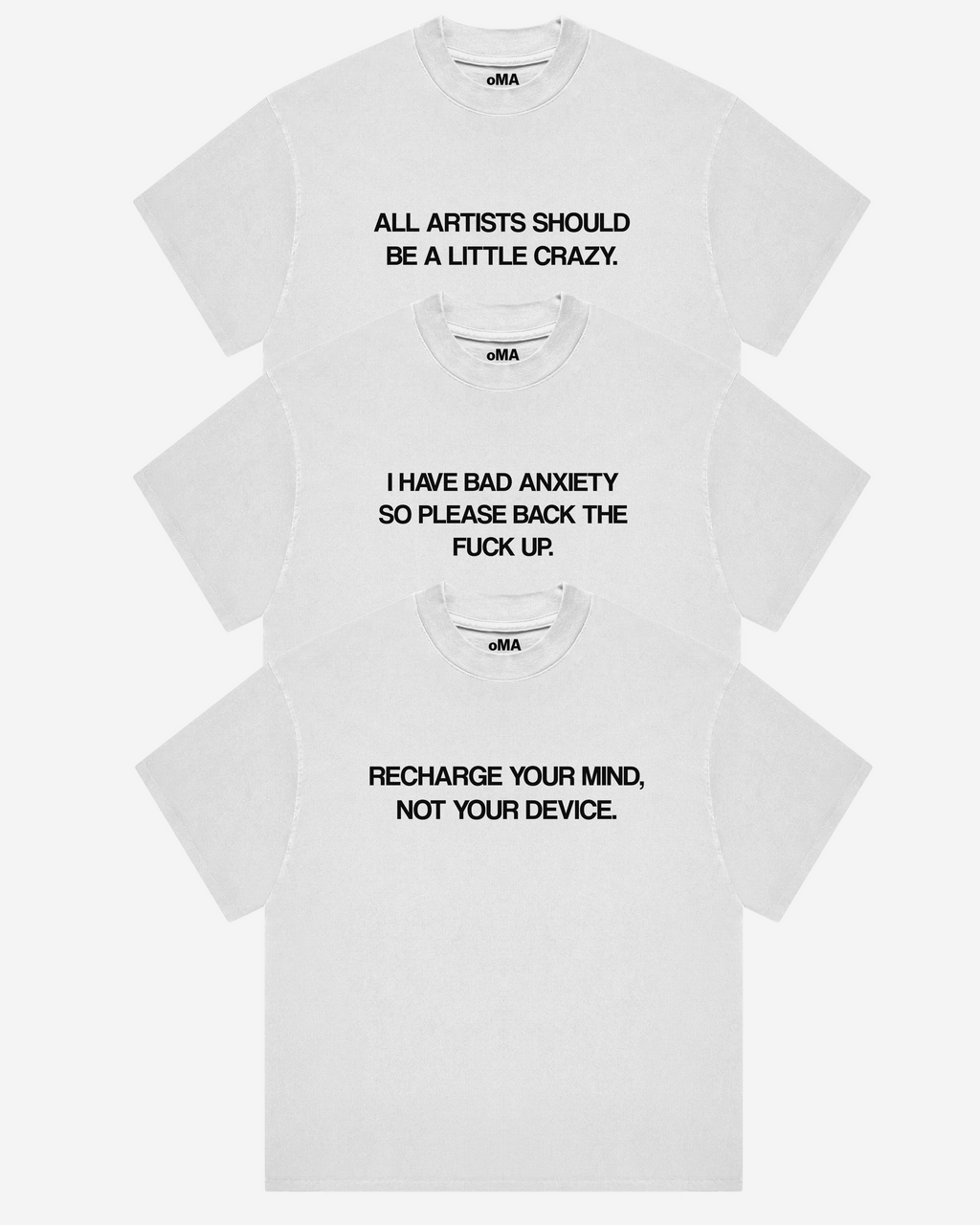 CRAZY ARTIST TEE (WHITE)