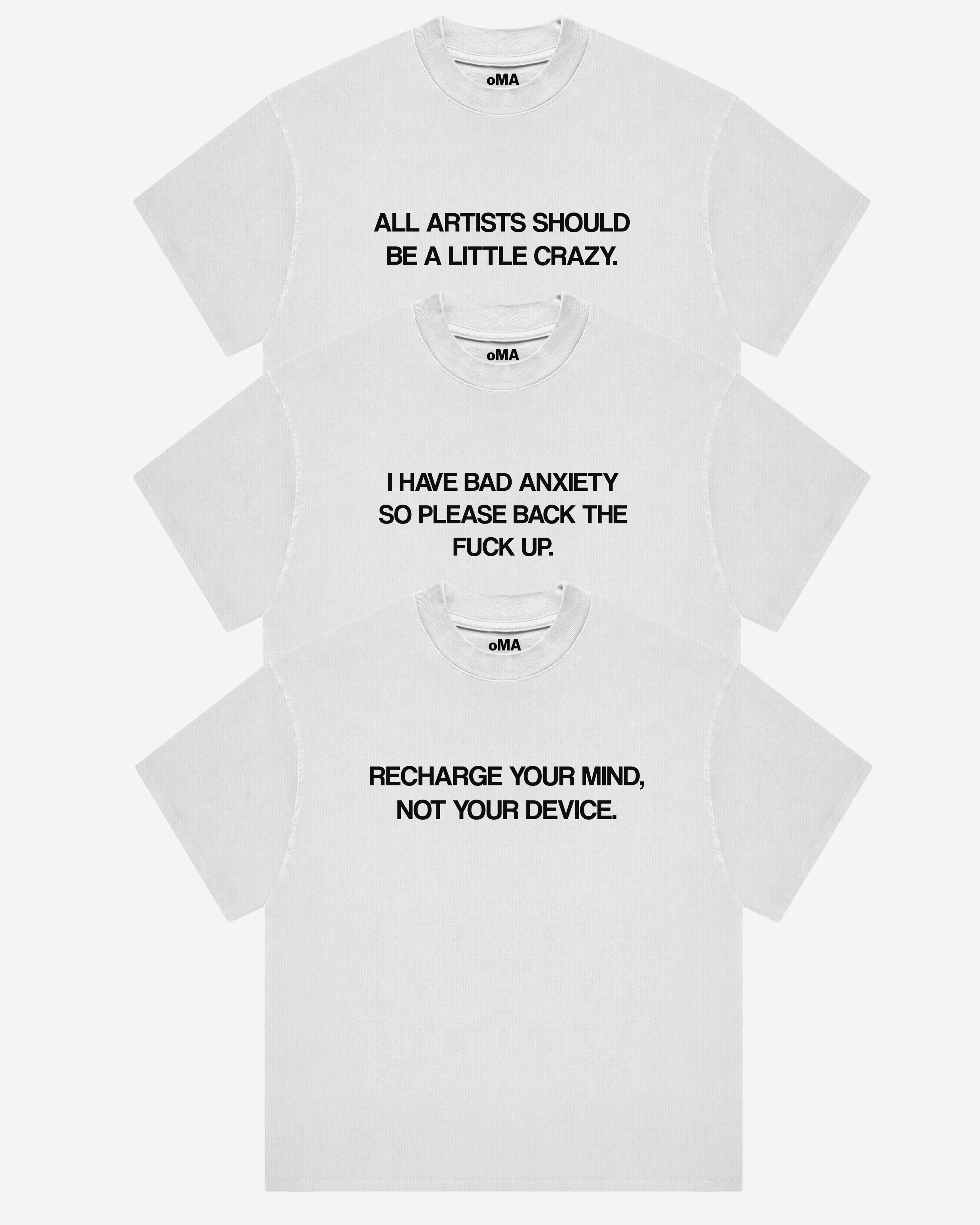 ANXIETY TEE (WHITE)