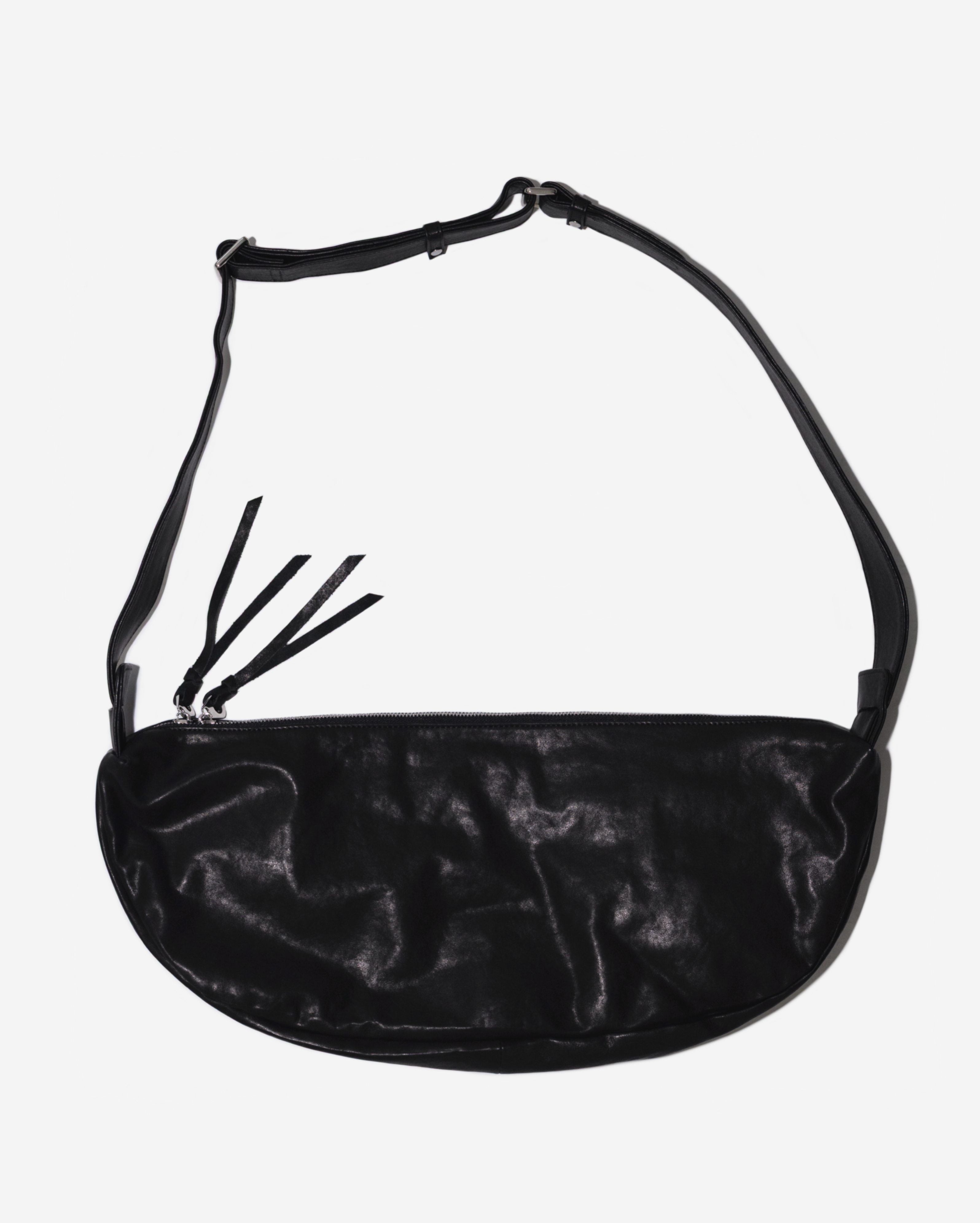 LEATHER ZIP BAG