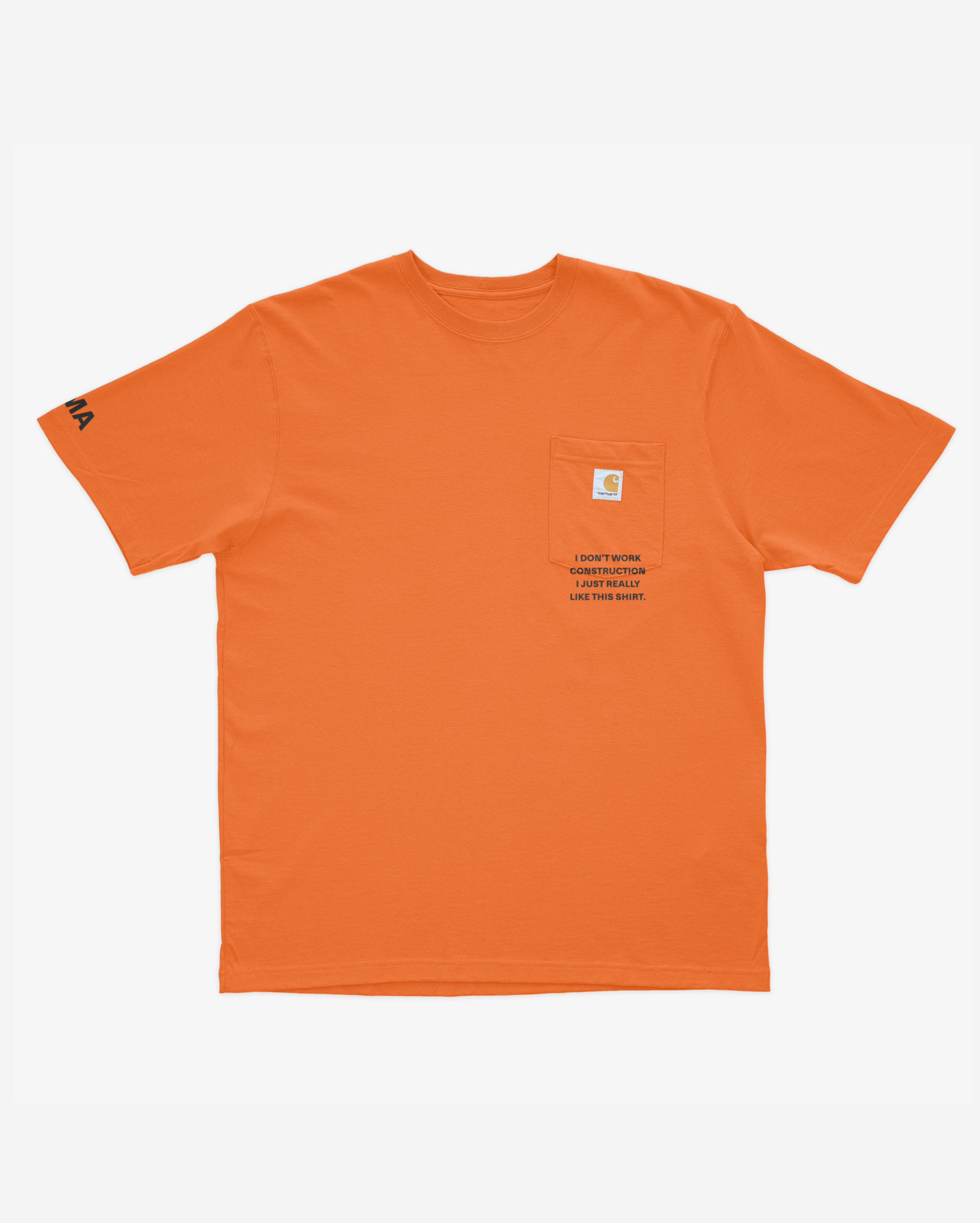 IDWC CARHARTT TEE (oRANGE)