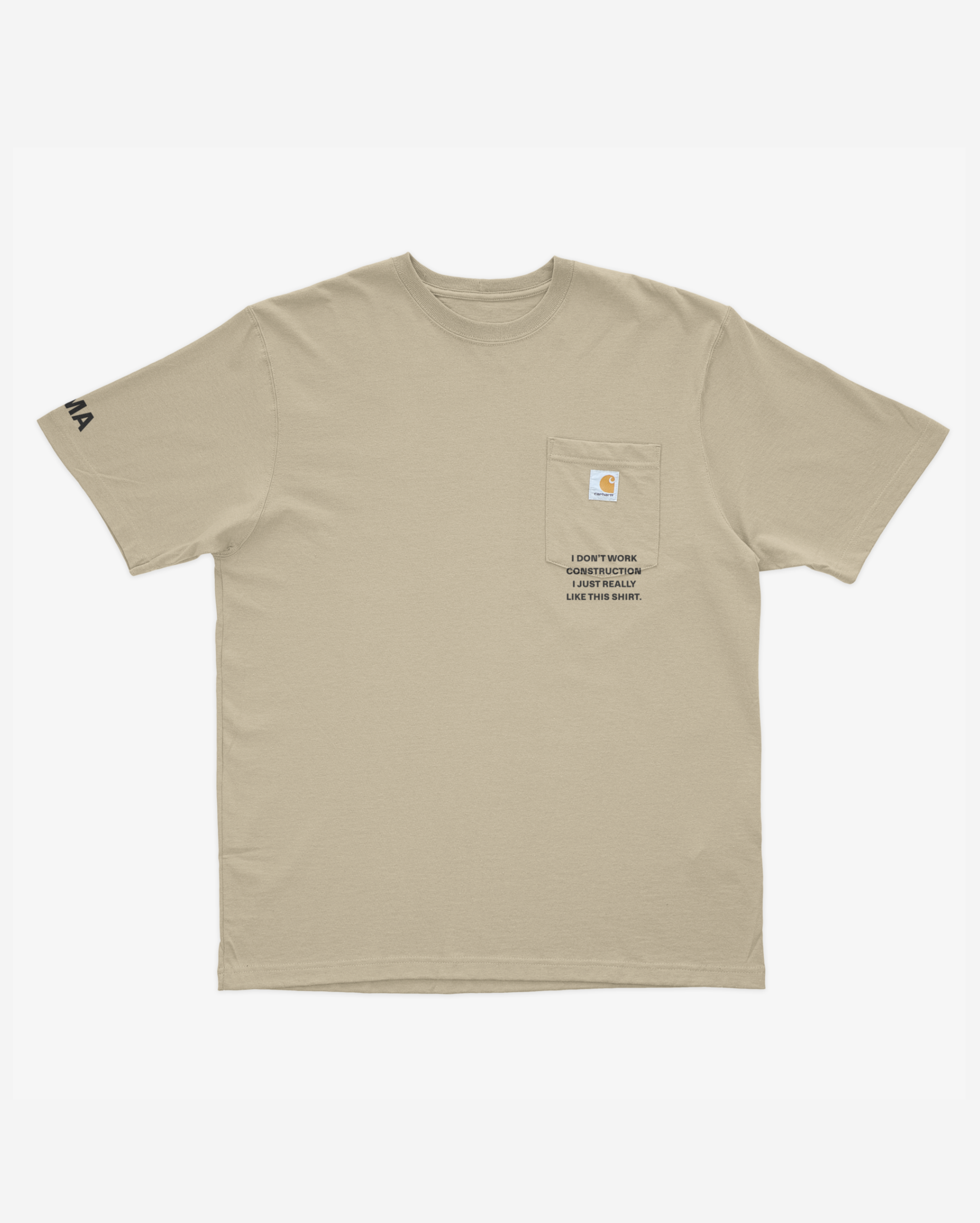 IDWC CARHARTT TEE (SAND)