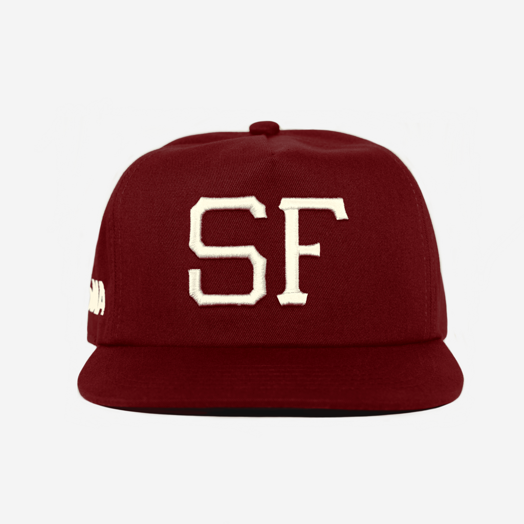 SF HAT (BURGUNDY)