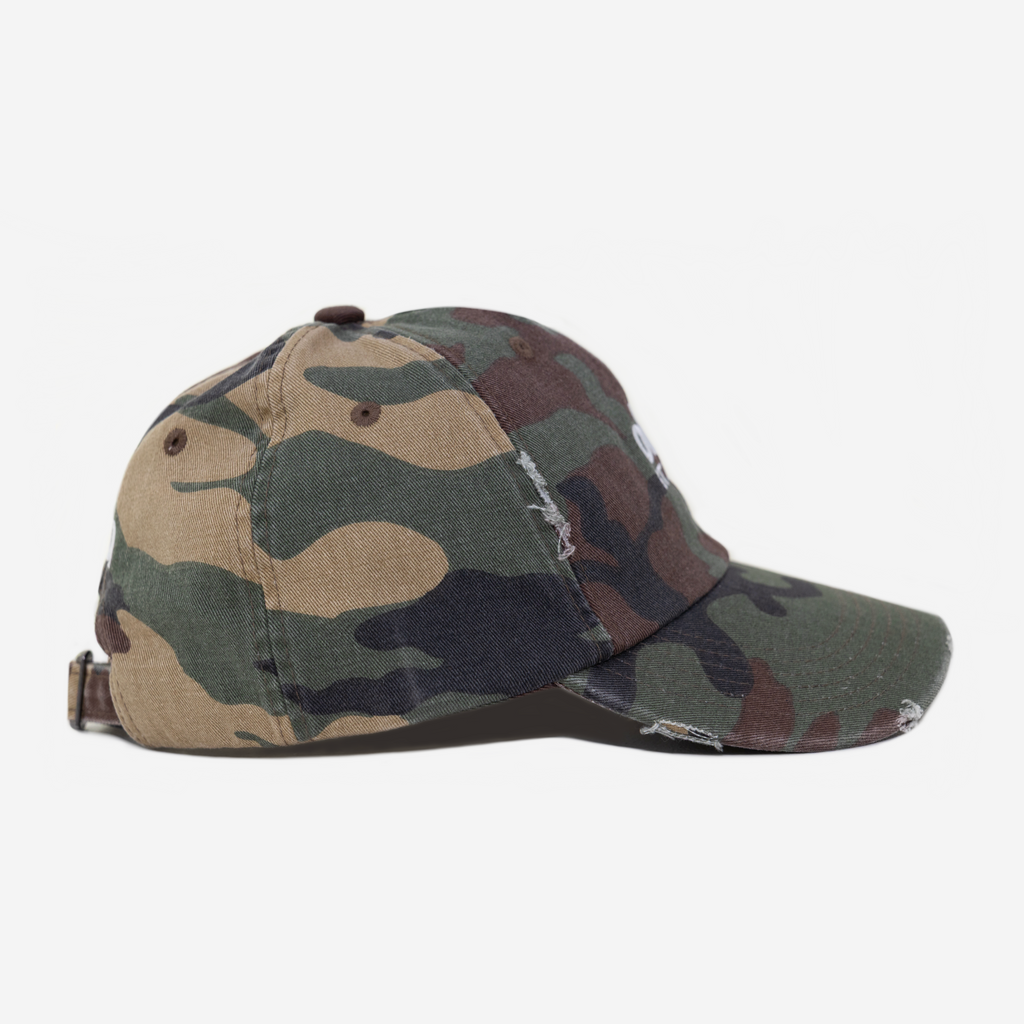 DISTRESSED LoGo HAT (ARMY CAMo)