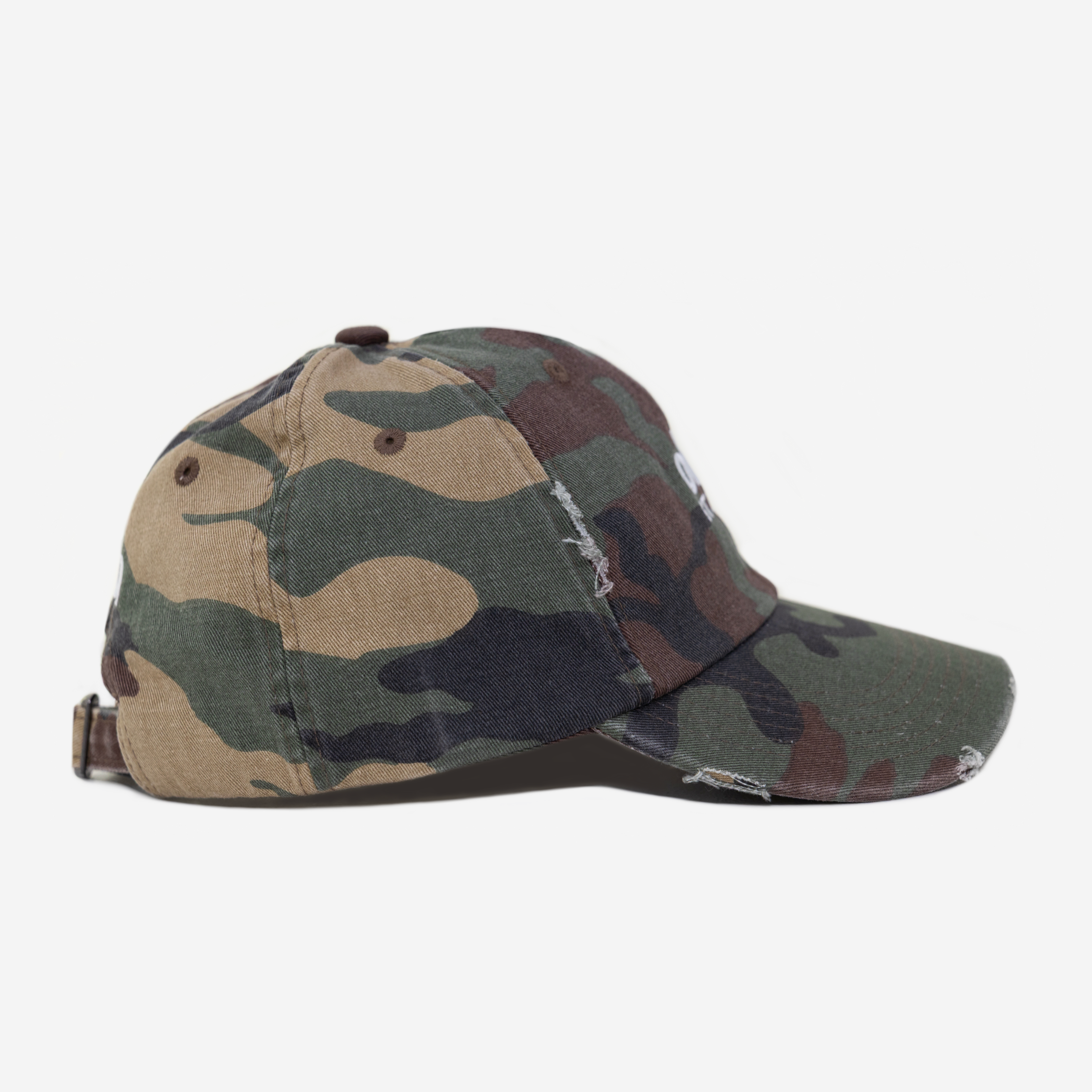DISTRESSED LoGo HAT (ARMY CAMo)
