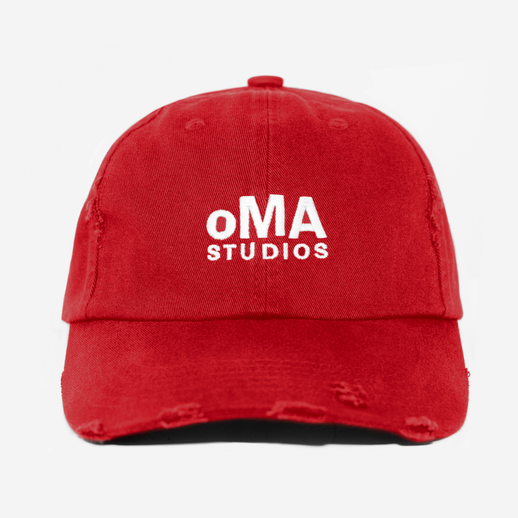 DISTRESSED LoGo HAT (RED)