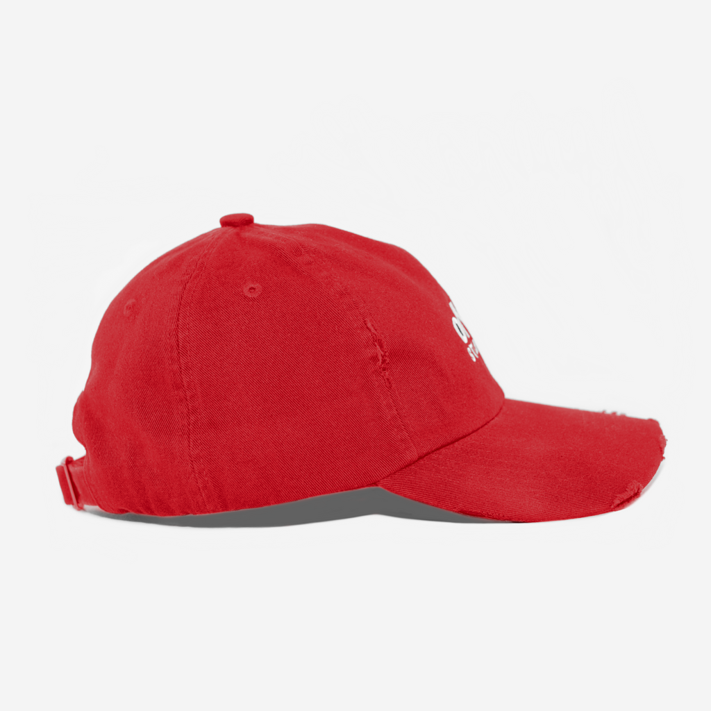 DISTRESSED LoGo HAT (RED)