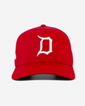 DETROIT HAT CURVED BRIM (RED)