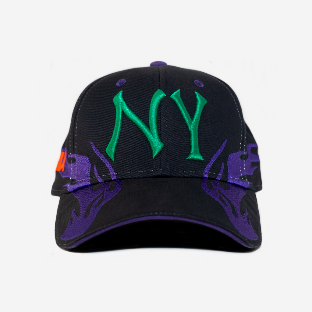 NY FLAME HAT (PURPLE)
