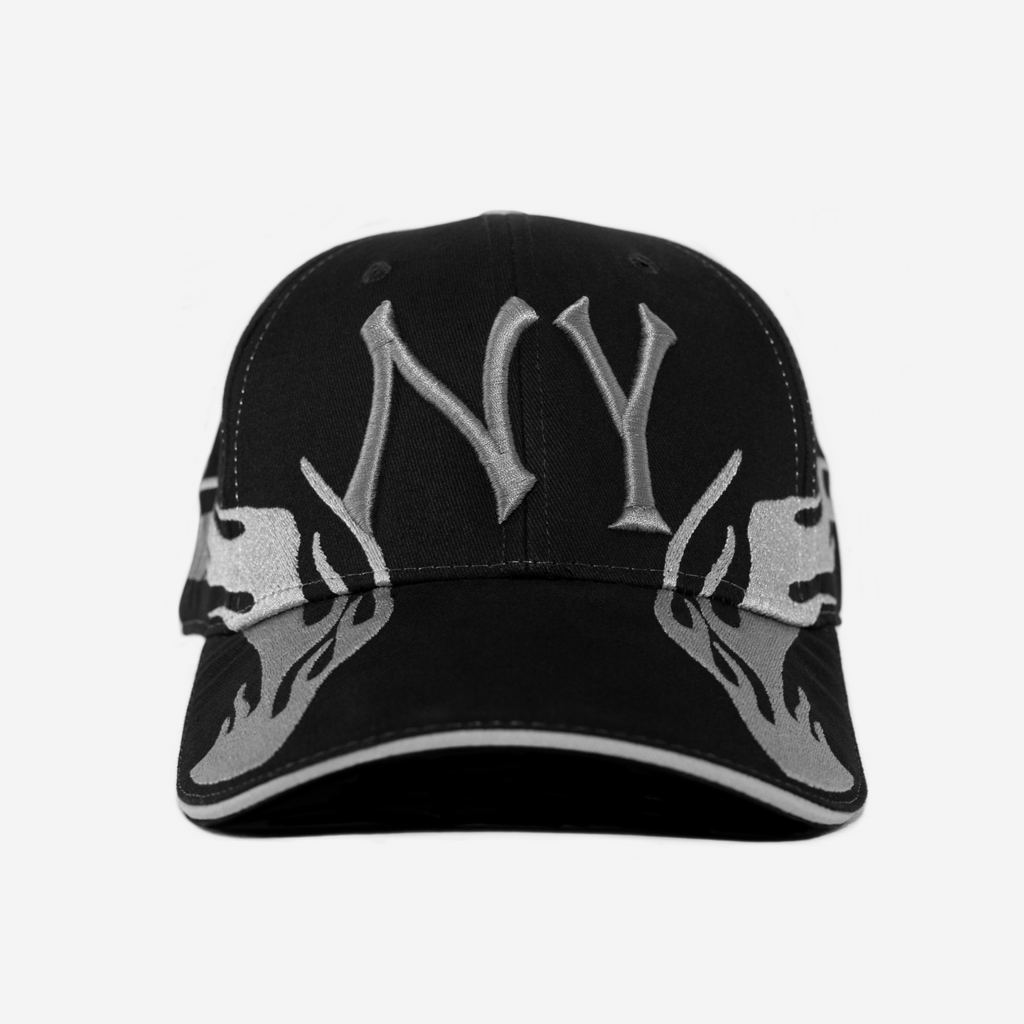 NY FLAME HAT (SMOKE)