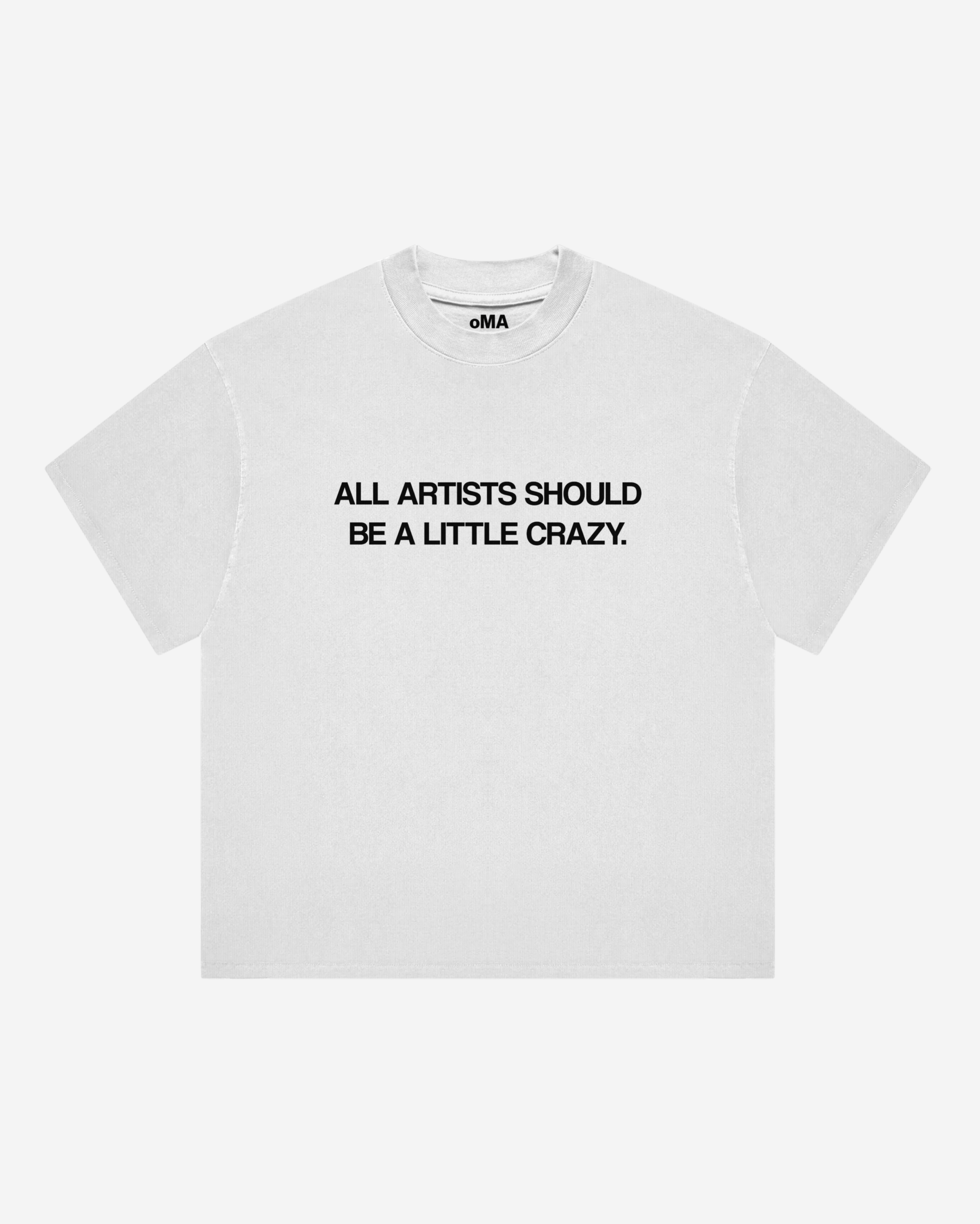 CRAZY ARTIST TEE (WHITE)
