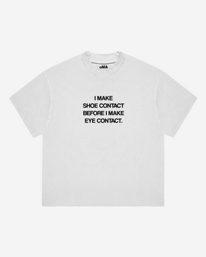 SHoE CoNTACT T-SHIRT (WHITE)