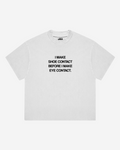 SHoE CoNTACT T-SHIRT (WHITE)