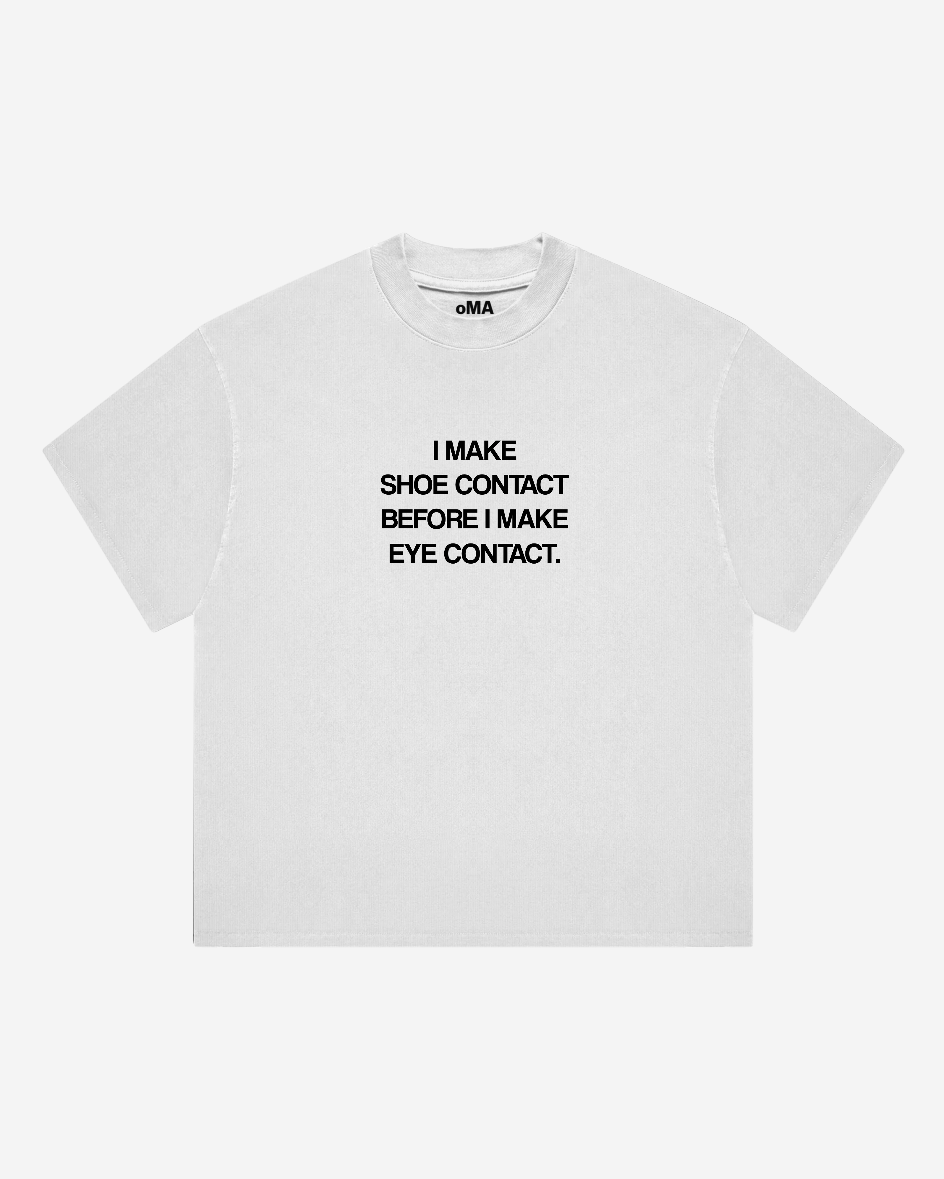 SHoE CoNTACT T-SHIRT (WHITE)