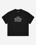 SHoE CoNTACT T-SHIRT (BLACK)