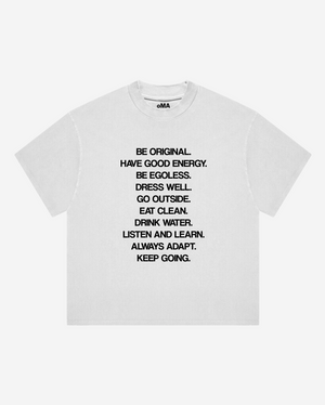 BE oRIGINAL T-SHIRT (WHITE)
