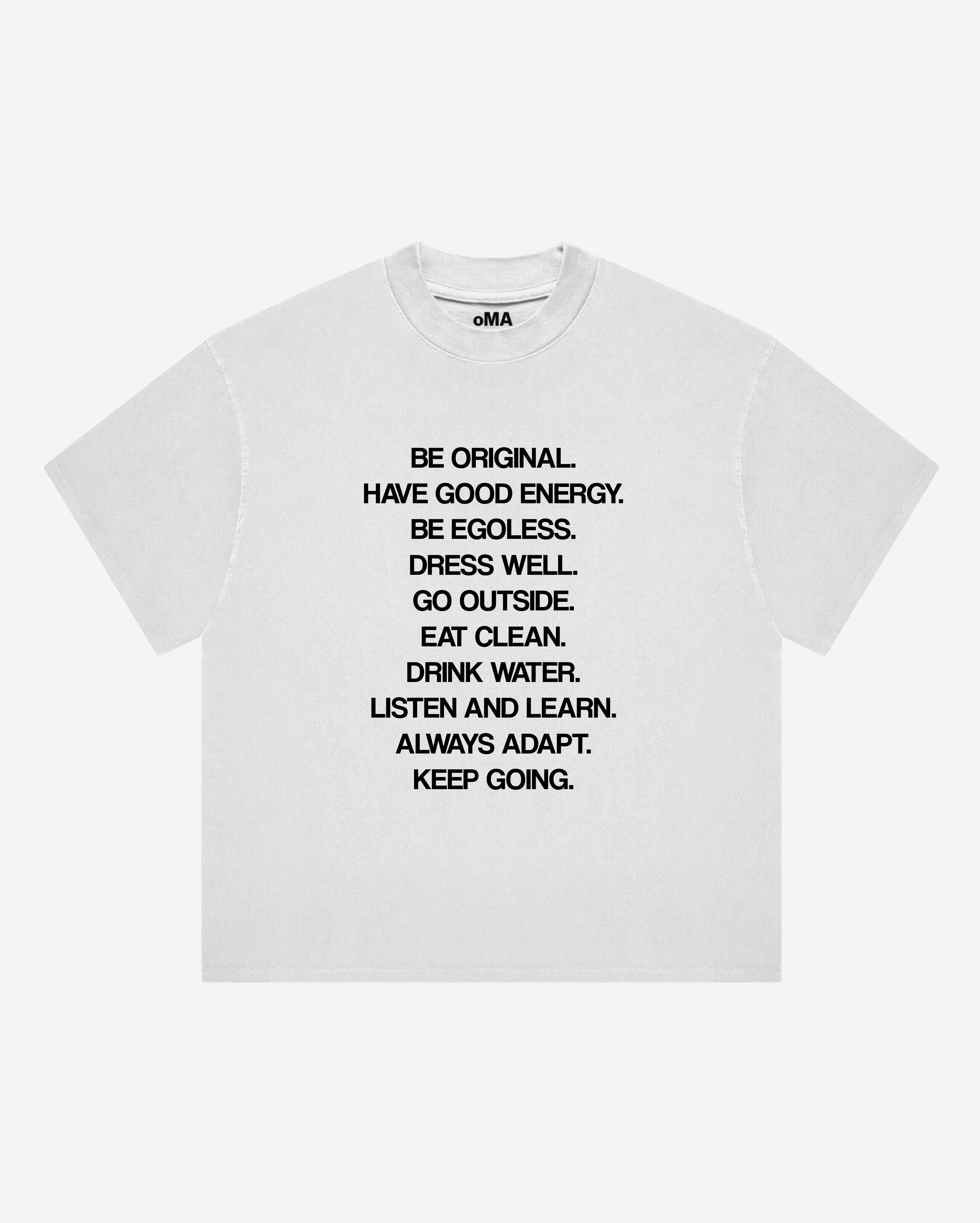 BE oRIGINAL T-SHIRT (WHITE)