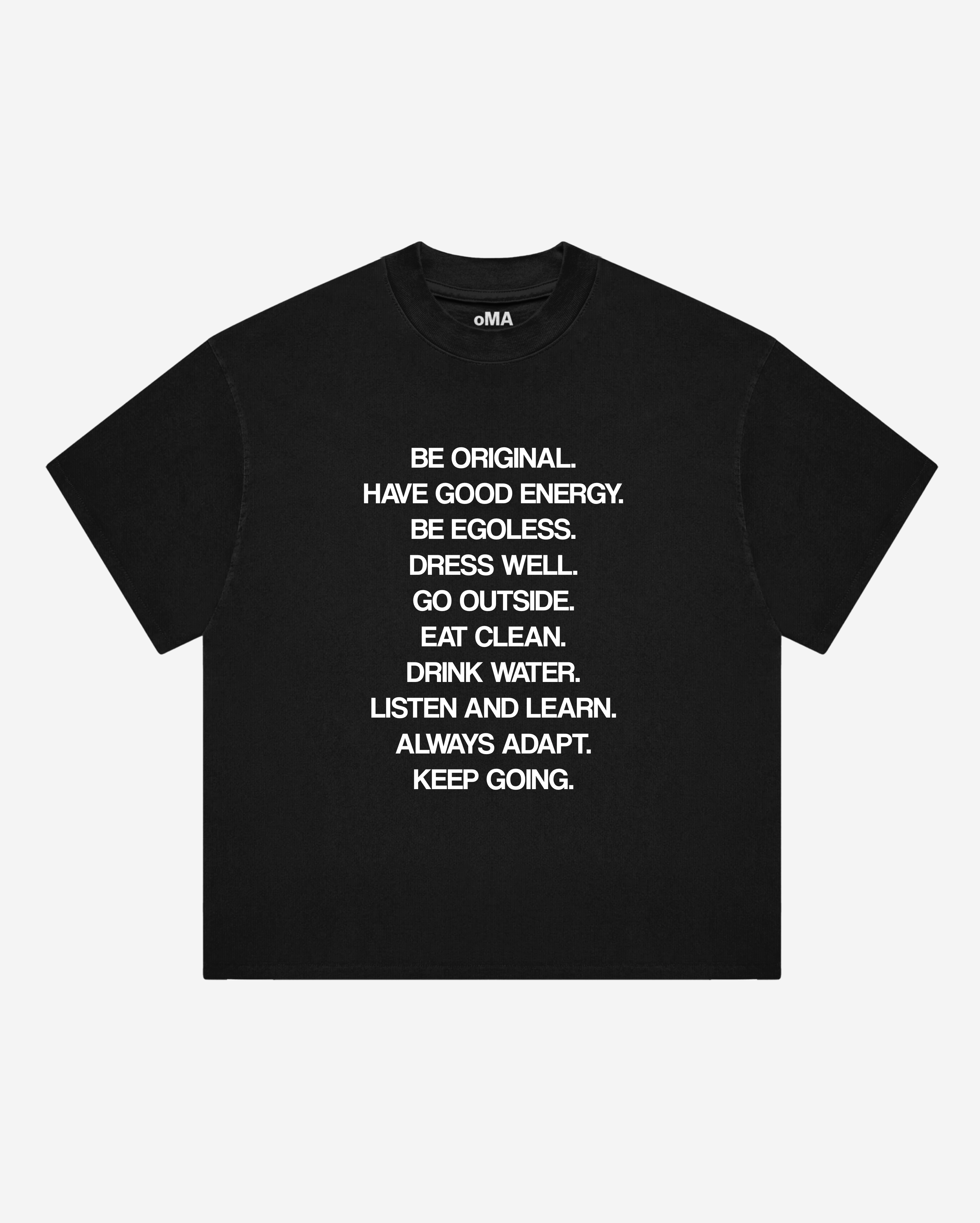 BE oRIGINAL T-SHIRT (BLACK)
