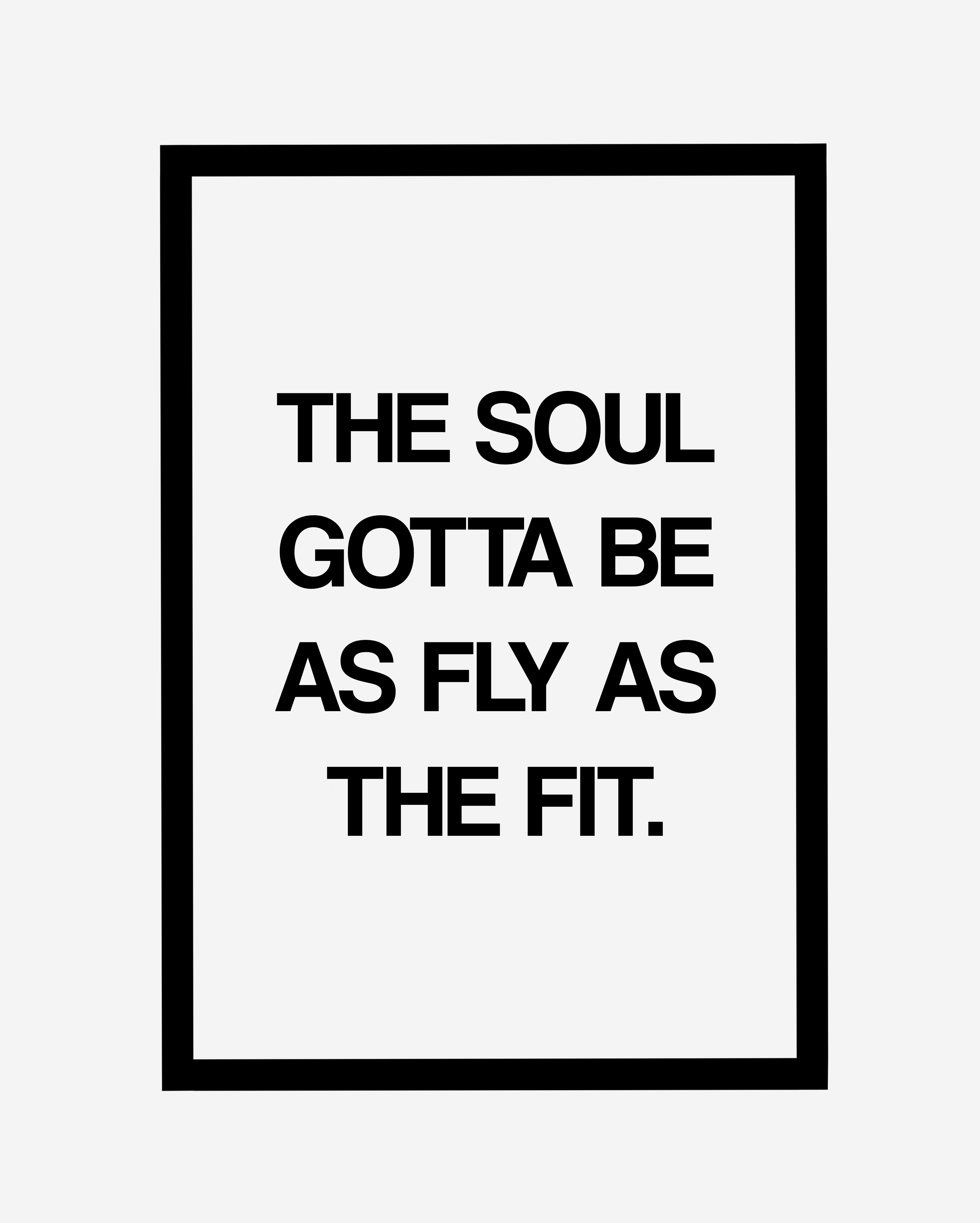 FLY FIT ART PRINT