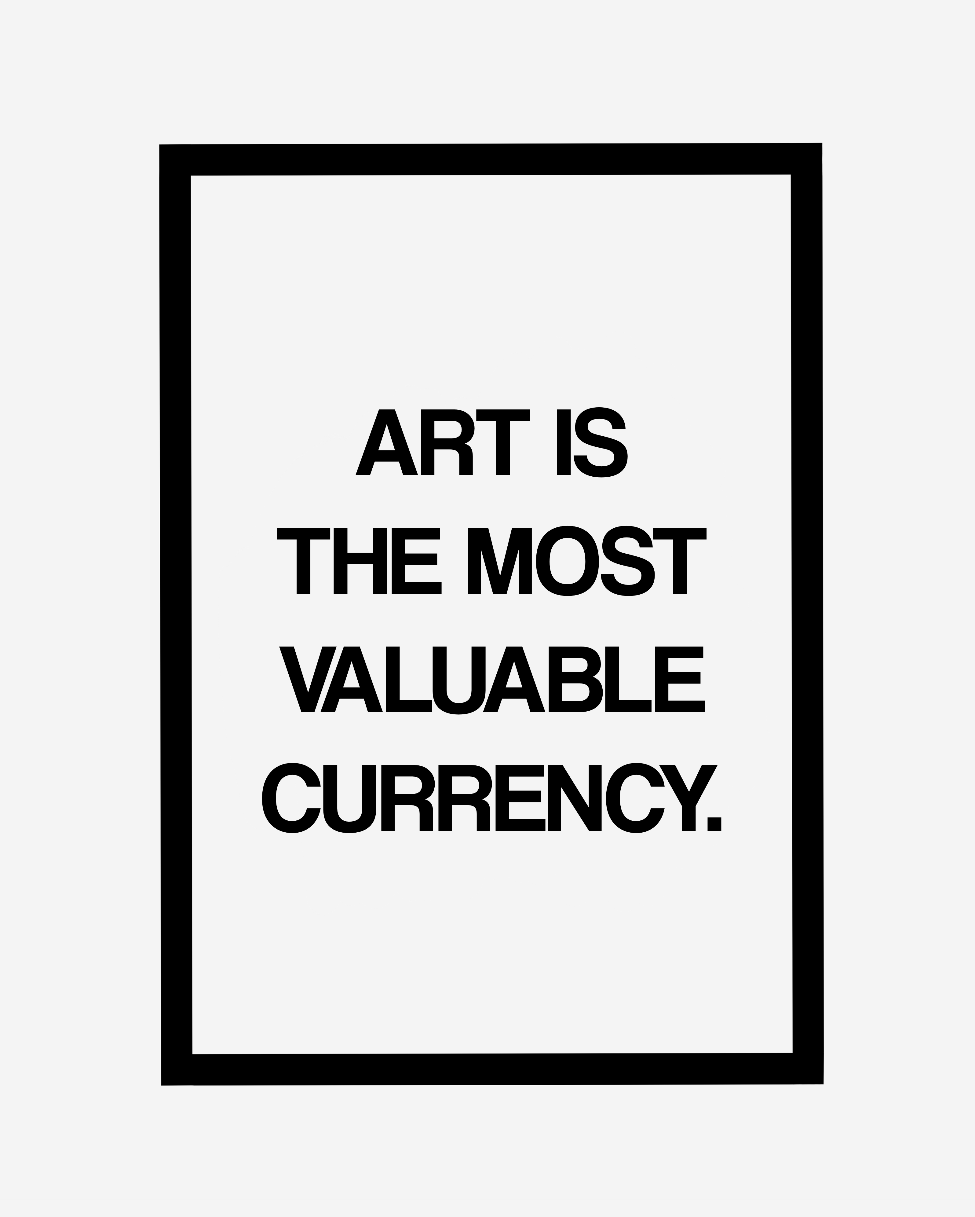 VALUABLE ART PRINT