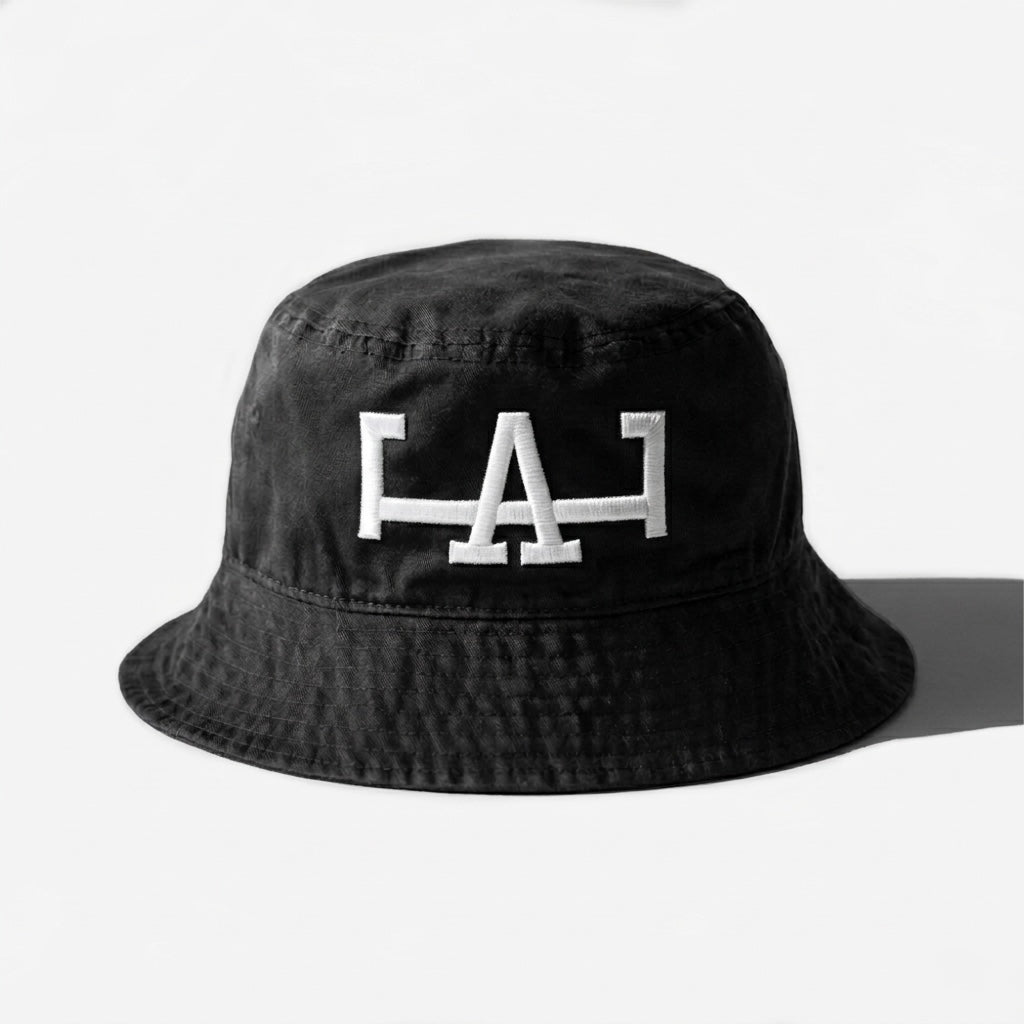 LoS ANGELES BUCKET HAT (VINTAGE BLACK)