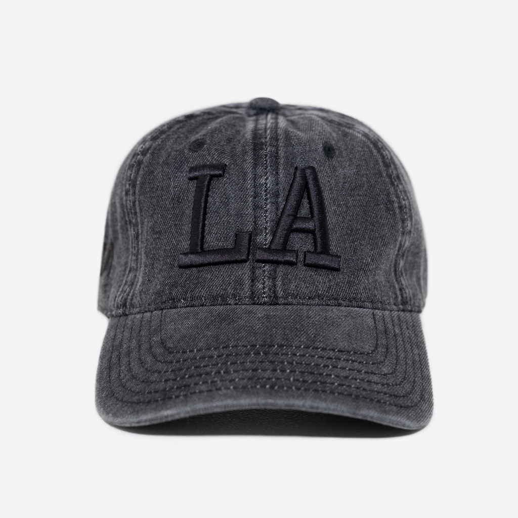 DENIM LA HAT (BLACK)