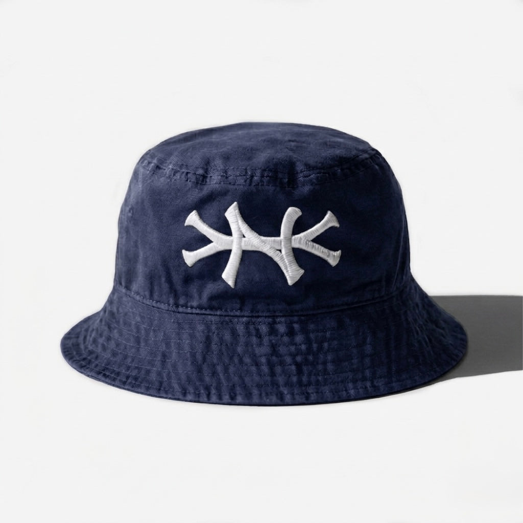 NEW YoRK BUCKET HAT (INDIGo)