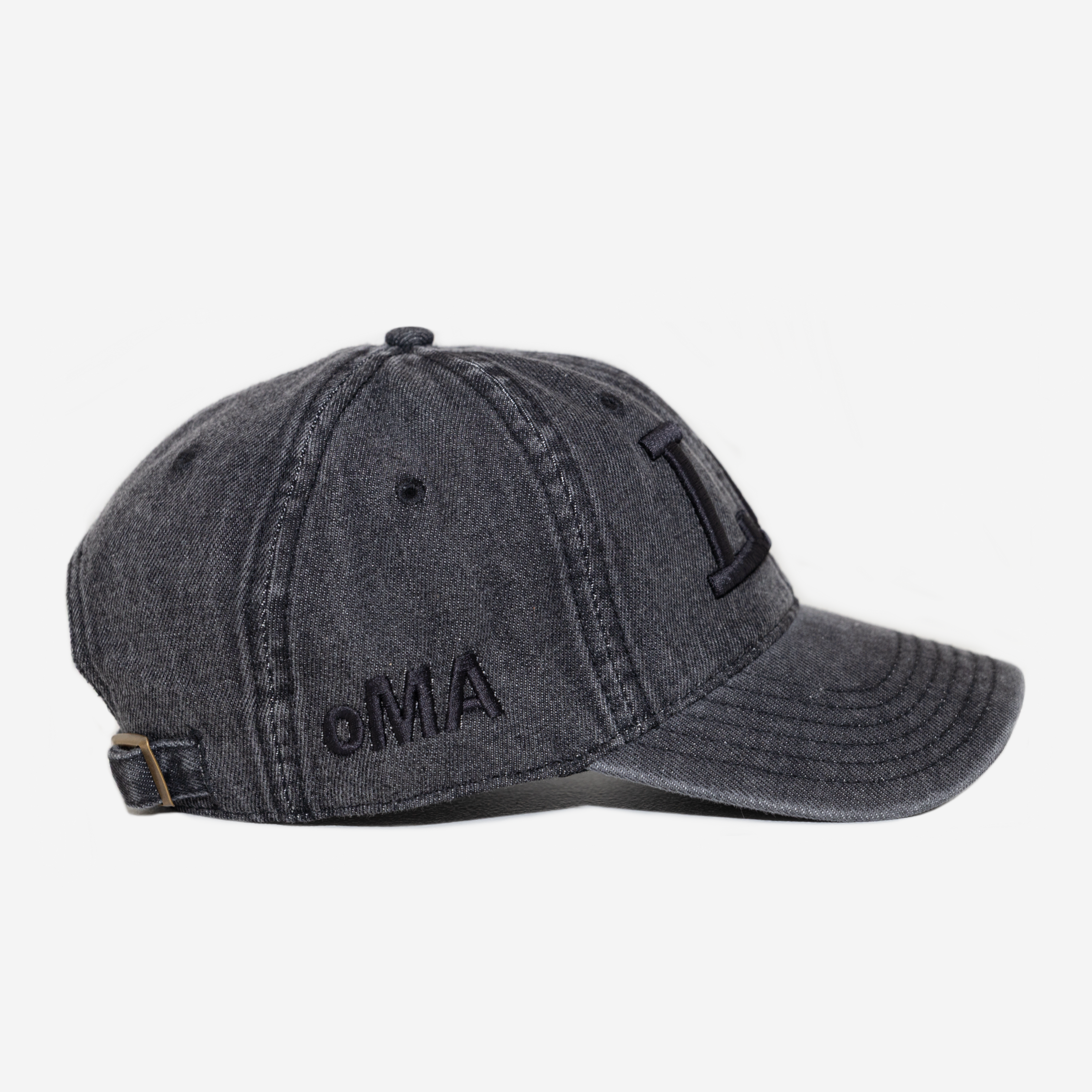 DENIM LA HAT (BLACK)