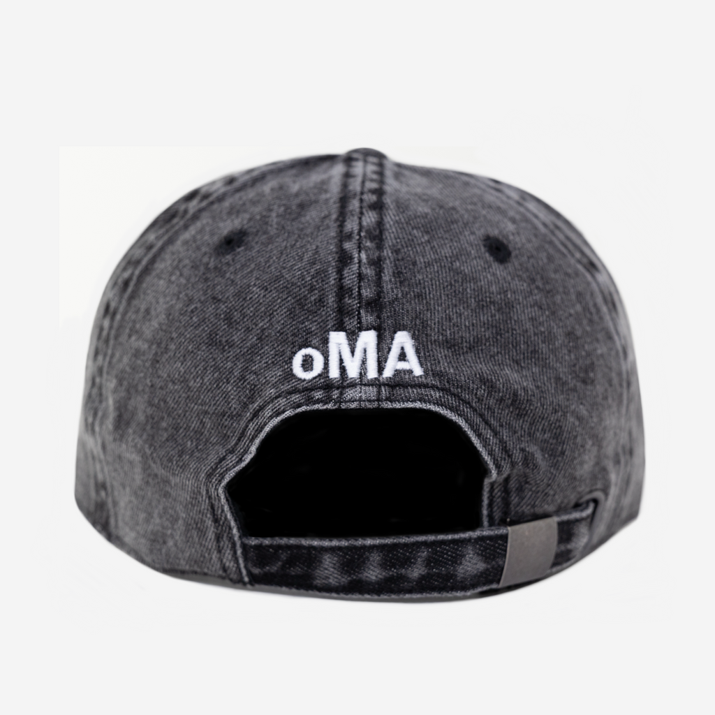 oMA LoGO DENIM HAT (BLACK)