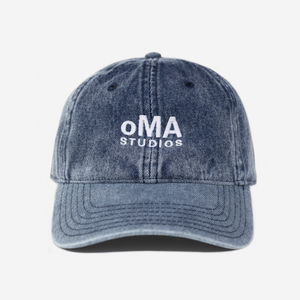 oMA LoGO DENIM HAT (INDIGo)