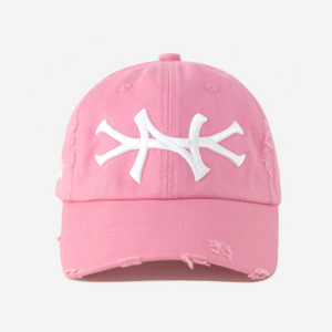 NEW YoRK VALENTINE DISTRESSED HAT (PINK)