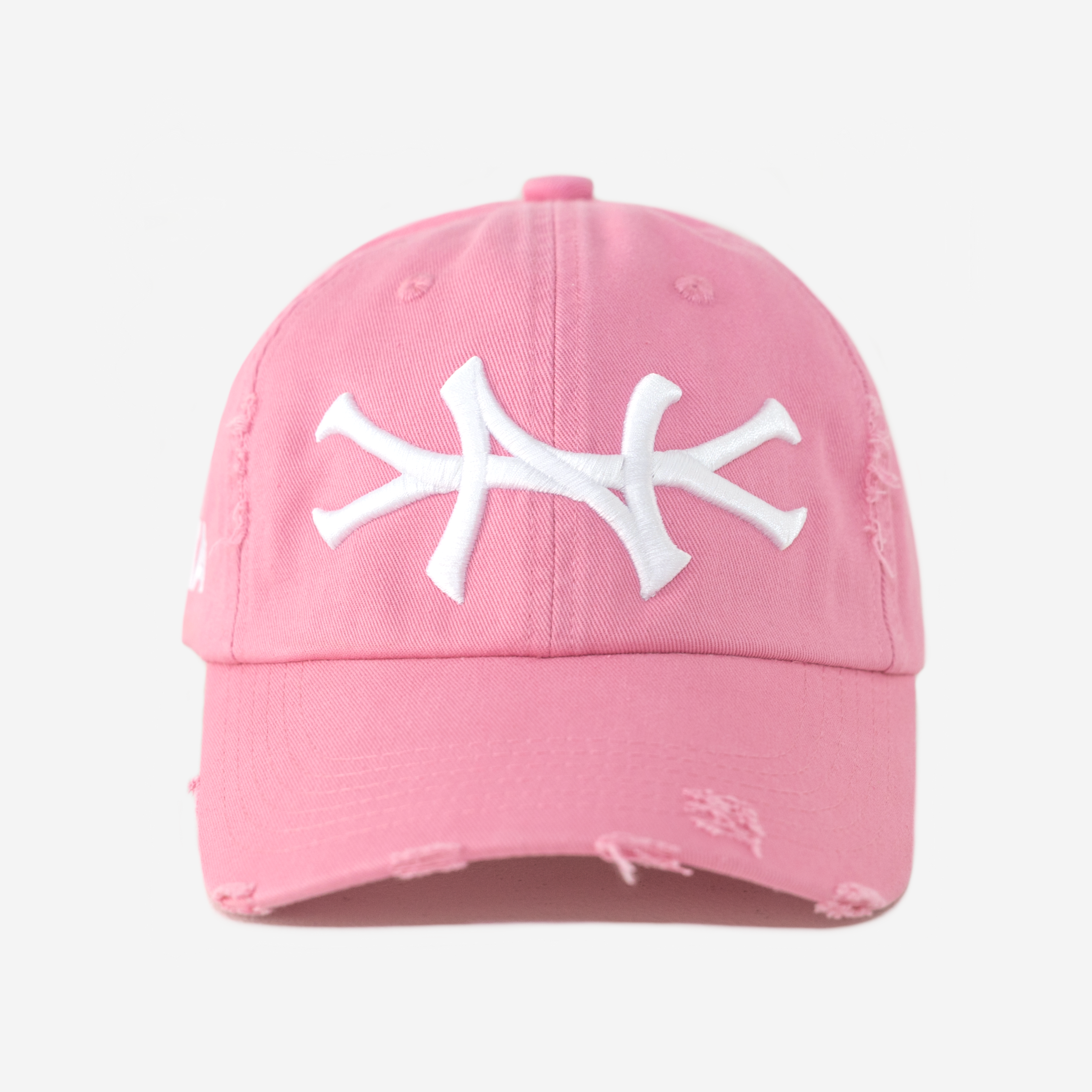 NEW YoRK VALENTINE DISTRESSED HAT (PINK)