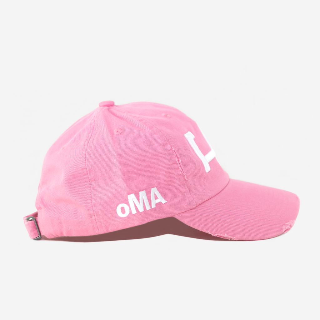 LoS ANGELES VALENTINE DISTRESSED HAT (PINK)