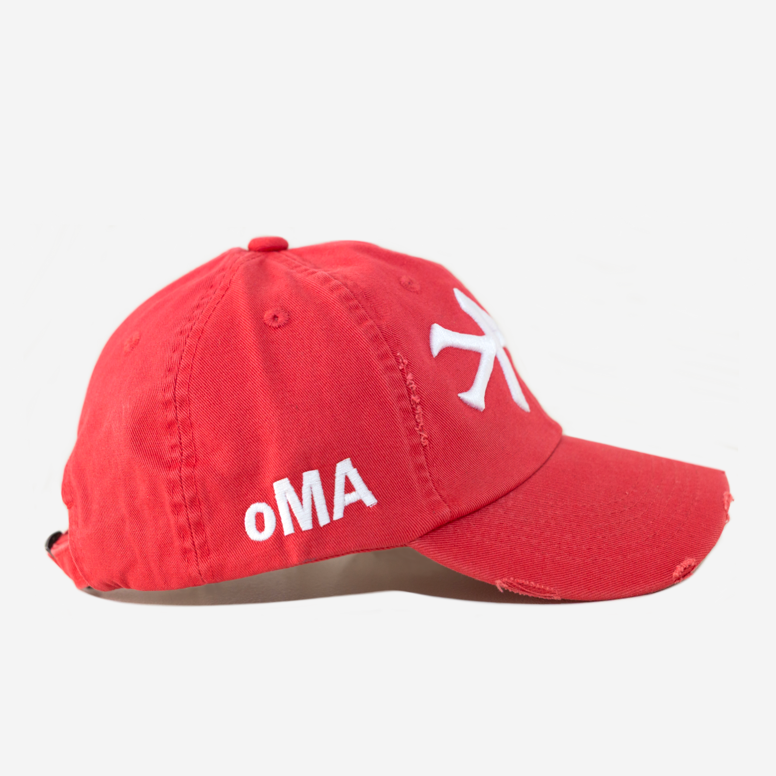 NEW YoRK VALENTINE DISTRESSED HAT (RED)