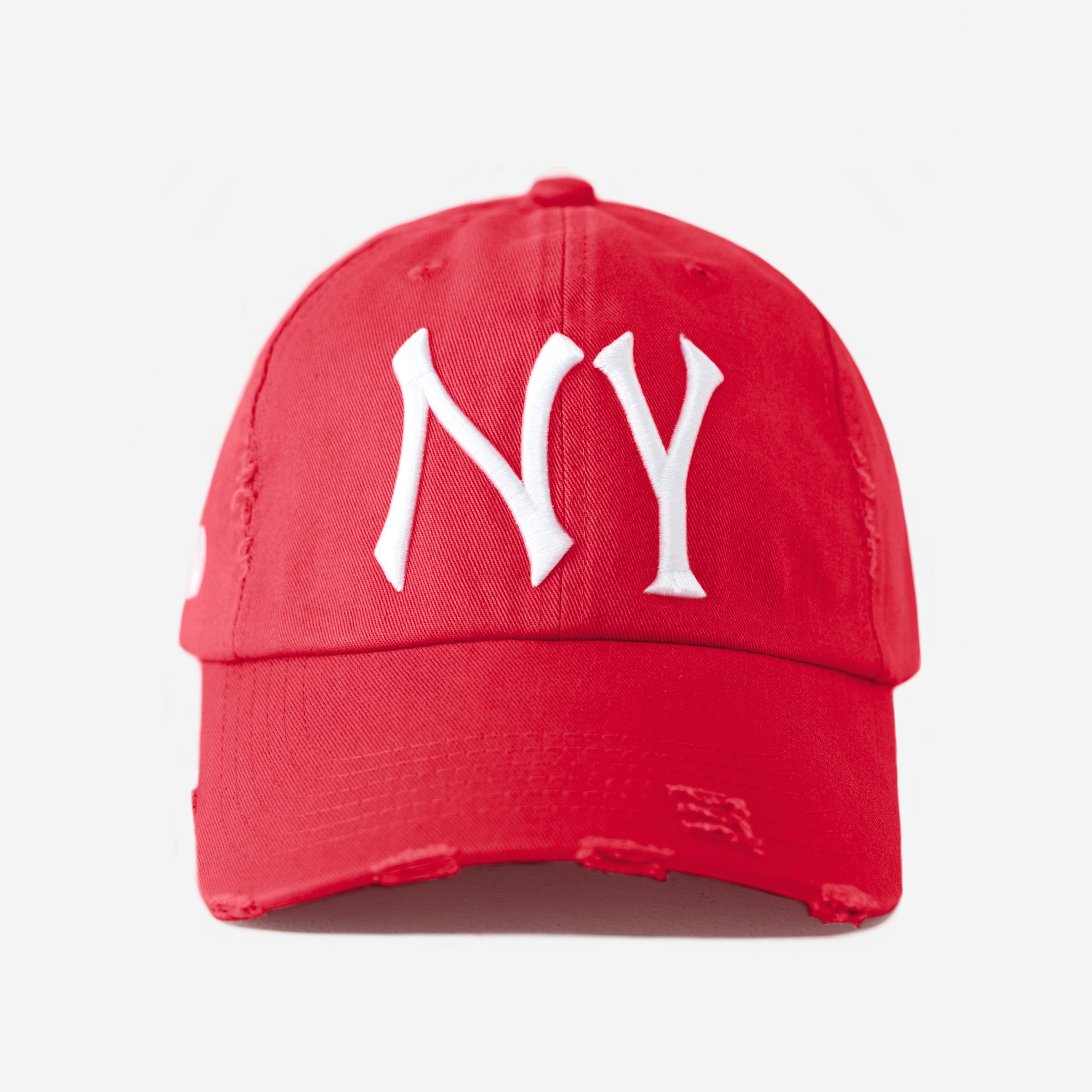 NY VALENTINE DISTRESSED HAT (RED)