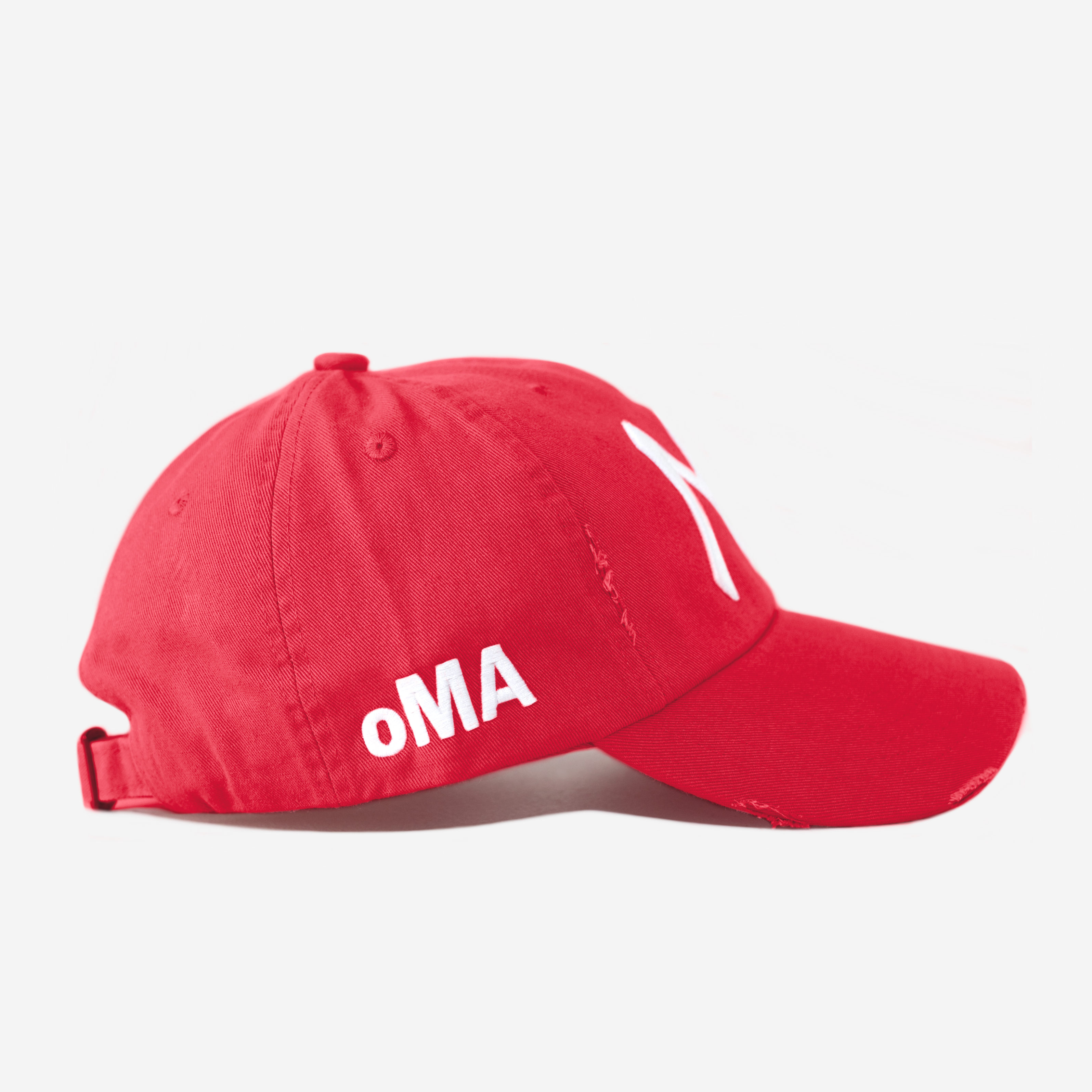 NY VALENTINE DISTRESSED HAT (RED)